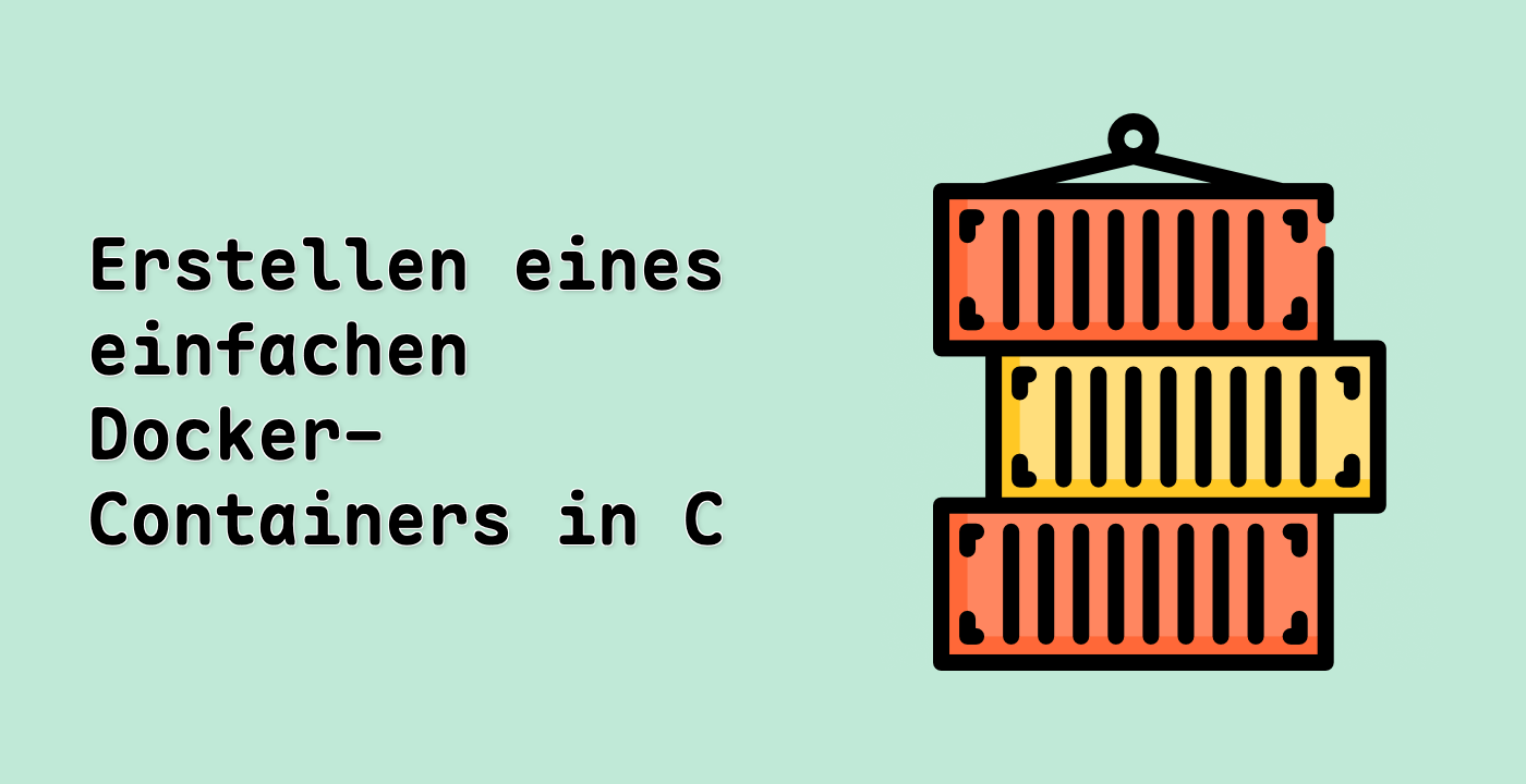 Erstellen eines einfachen Docker-Containers in C++