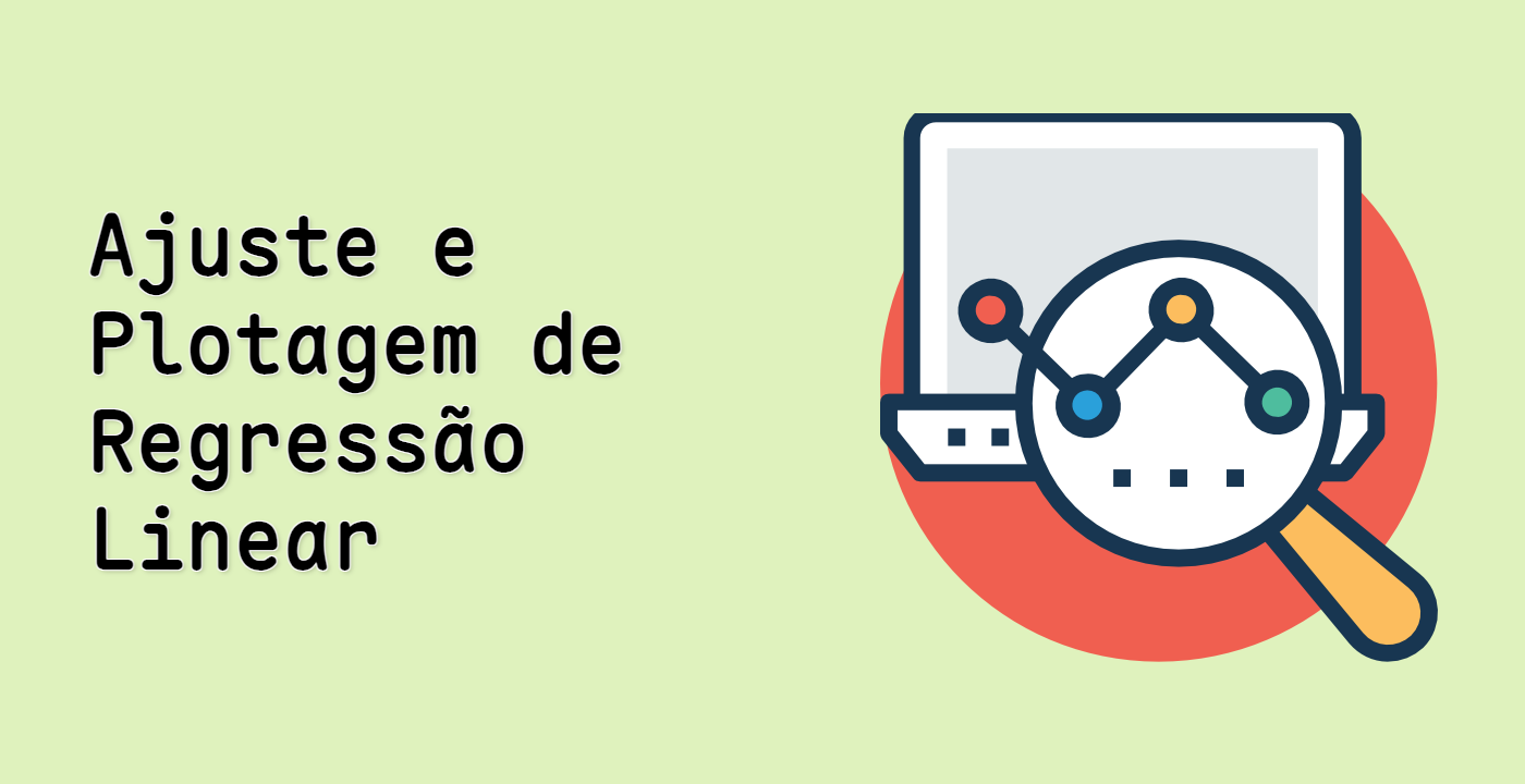 Ajuste e Plotagem de Regressão Linear