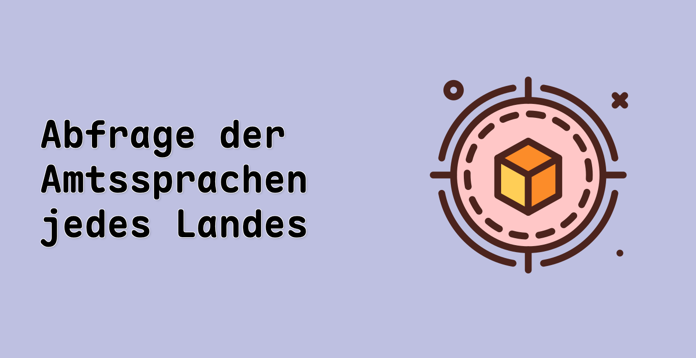 Abfrage der Amtssprachen jedes Landes