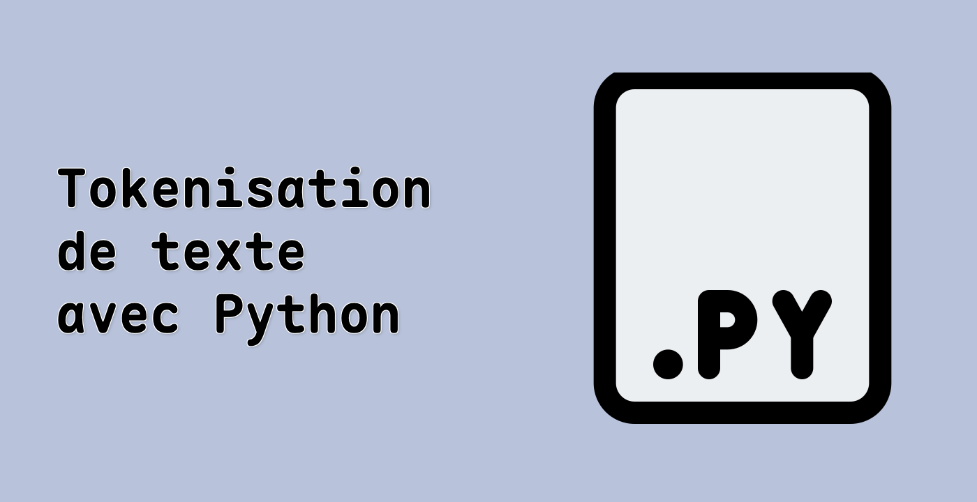Tokenisation de texte avec Python