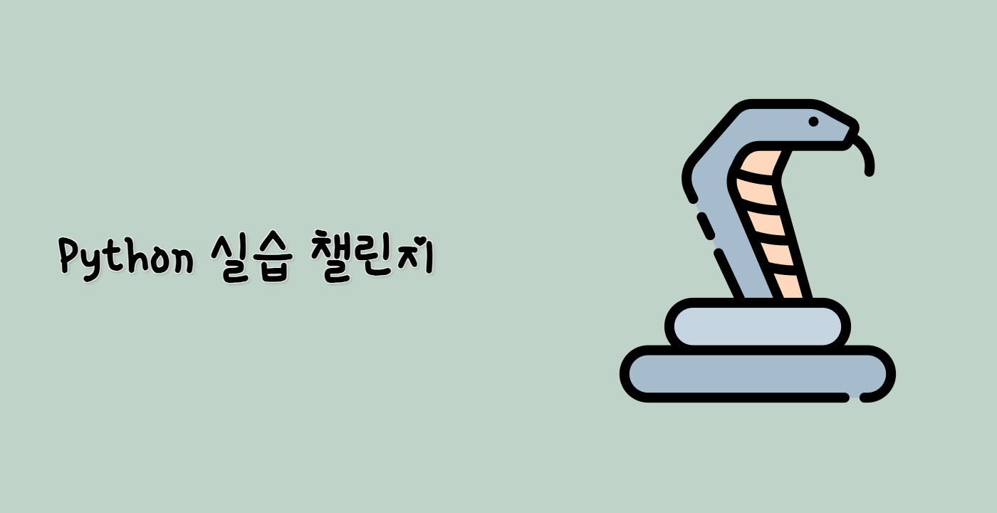 Python 실습 챌린지